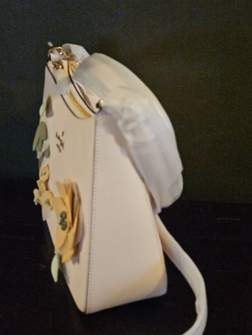 Kate Spade Margor Floral Shoulder Bag Purse peach New NWT - Picture 3 of 6